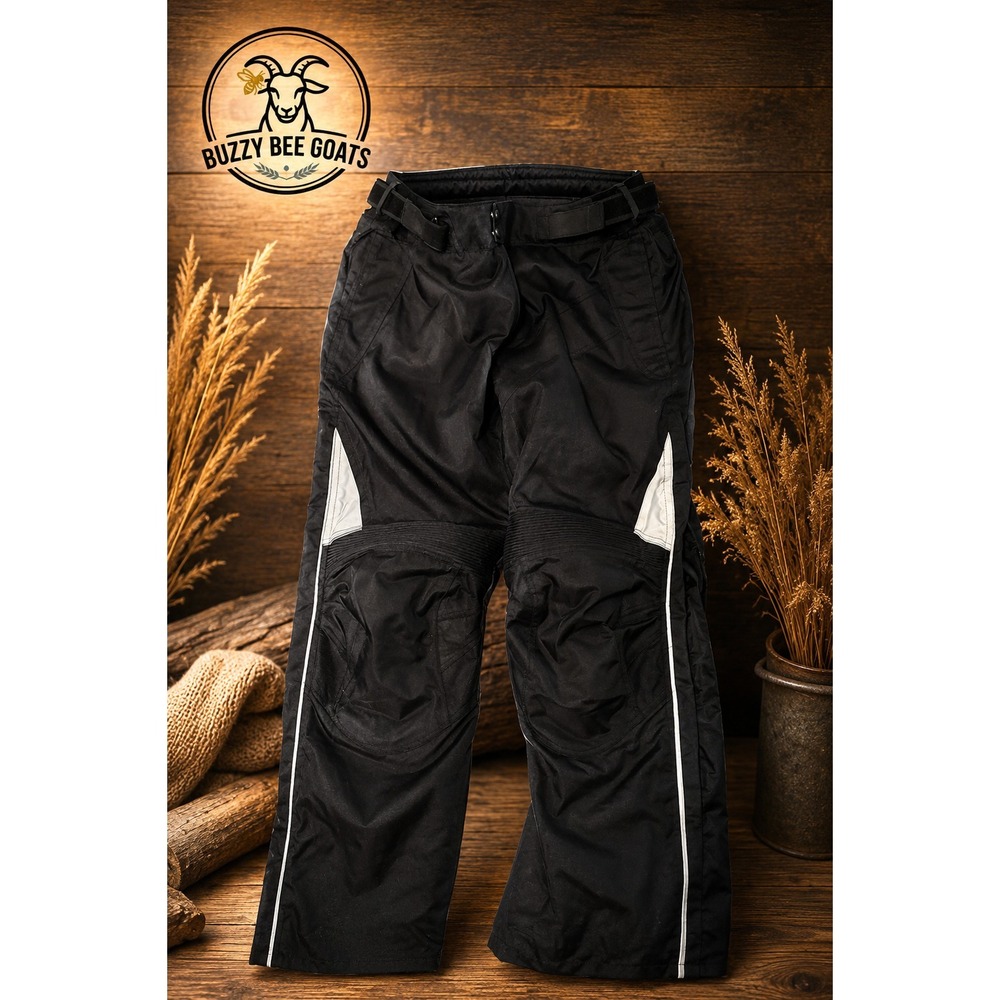 TOUR MASTER VENTURE MOTORCYCLE RIDING PANTS WATERPROOF ARMORED MEN'S BLACK